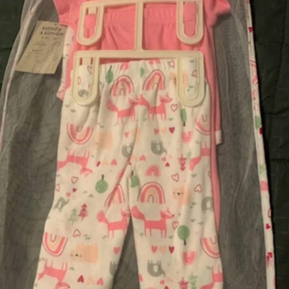 Simon & Sandy 9 pc baby girls  set